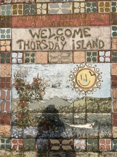 Colourful welcome when the ferry arrives from Horn Island at the wharf on Thursday Island (TI). Colourful welcome when the ferry arrives from Horn Island at the wharf on Thursday Island (TI).